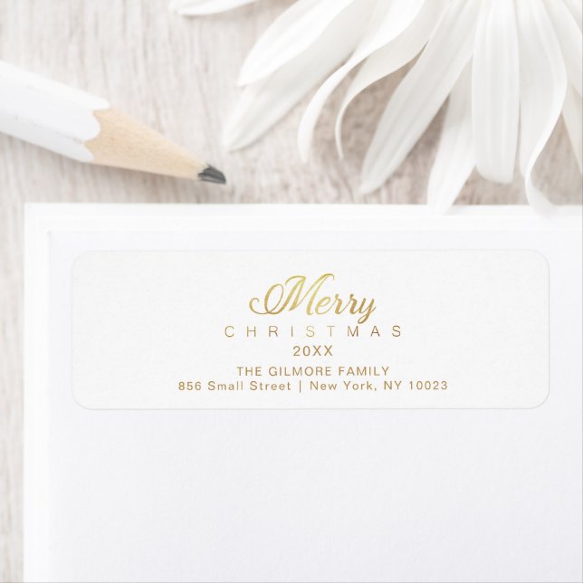 Merry Christmas Whimsical Typography Script Quote (Insitu)