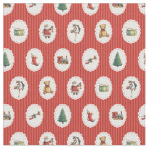 Merry Christmas whimsical winter holiday Santa Cla Fabric