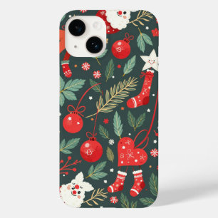 Merry Christmas Whimsy Case-Mate iPhone 14 Case