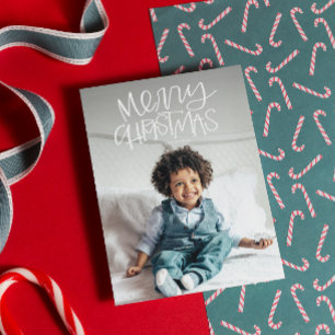 Merry Christmas Whimsy Photo Holiday Card