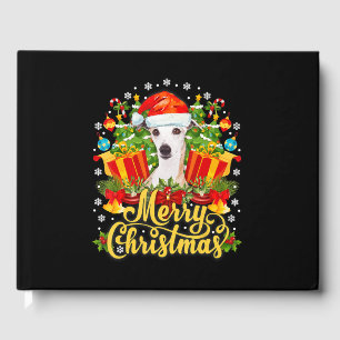 Merry Christmas Whippet Mom Dad Xmas Guest Book