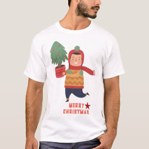 MERRY CHRISTMAS WHITE TSHIRT