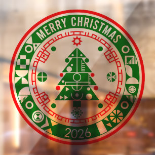 Merry Christmas Window Cling