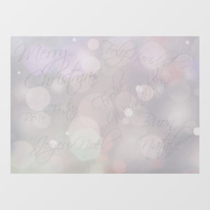 "Merry Christmas" Window Cling