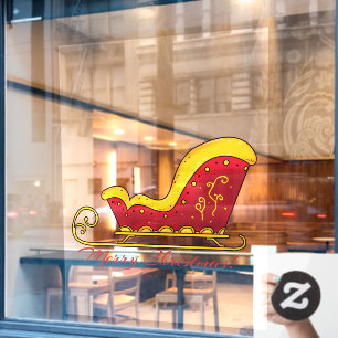 Merry Christmas  Window Cling
