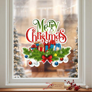 Merry Christmas Window Cling