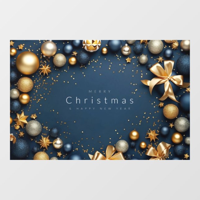 "Merry Christmas" Window Cling (Sheet)