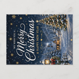 Merry Christmas Winter Wonderland Greeting Card