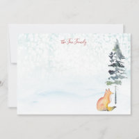 Merry Christmas Wishes Personalized Fox