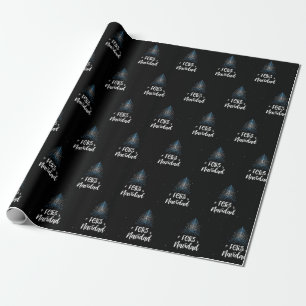Merry Christmas with Argentina flag Wrapping Paper
