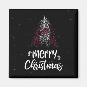 Merry Christmas with Canada flag Magnet