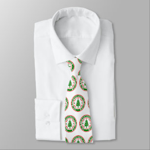 Merry Christmas with family name Tie