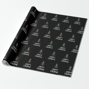 Merry Christmas with Ireland flag Wrapping Paper