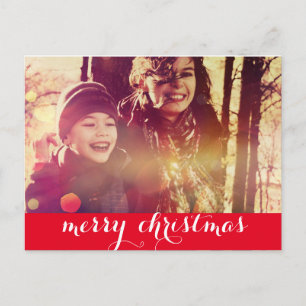 Merry Christmas with Love Photo Holiday