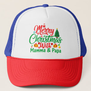 Merry Christmas with Mamma & Papa-42705 Trucker Hat