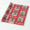 Merry Christmas with One Square Photo - red