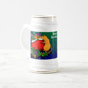 Merry Christmas with Rat Prince Beer Stein