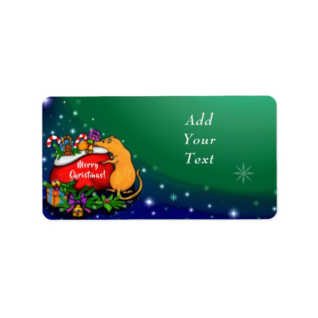 Merry Christmas with Rat Prince Label (Front)