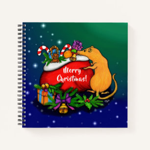 Merry Christmas with Rat Prince Notebook
