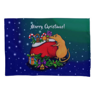 Merry Christmas with Rat Prince Pillowcase