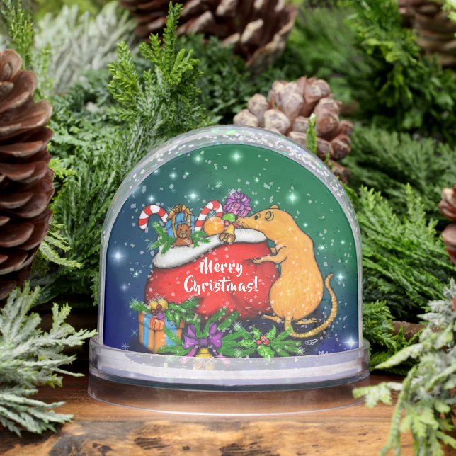 Merry Christmas with Rat Prince Snowglobe (Winter)