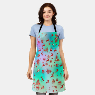 Merry Christmas with Santa and more Apron