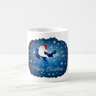 Merry Christmas with Santa Coffee Mug
