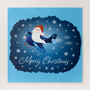 Merry Christmas with Santa Jigsaw Puzzle