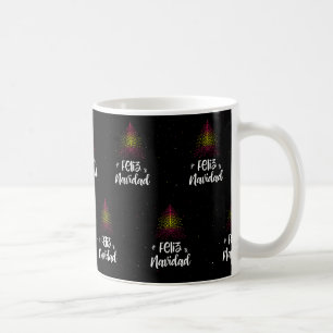 Merry Christmas with Spanish flag Coffee Mug