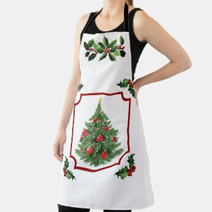 Merry Christmas with Tree Apron