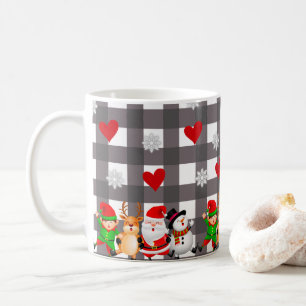 Merry Christmas with Winter Reindeer holiday gift Coffee Mug
