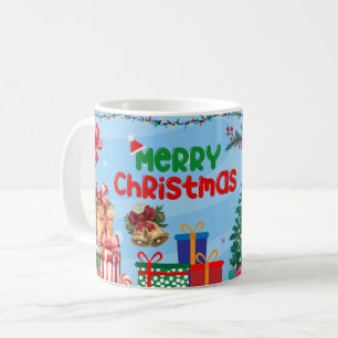 Merry Christmas with Winter Reindeer holiday gift Coffee Mug