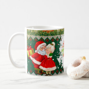 Merry Christmas with Winter Reindeer holiday gift Coffee Mug