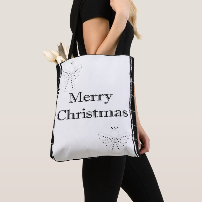 Merry Christmas Women's Tote Bags (Close Up)