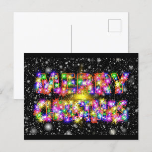 Merry Christmas Wow! Postcard