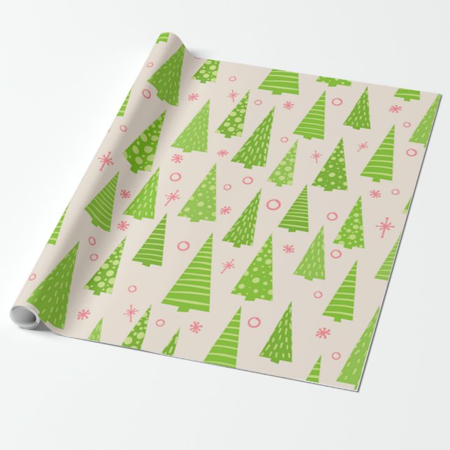Merry Christmas Wrapping Paper (Unrolled)
