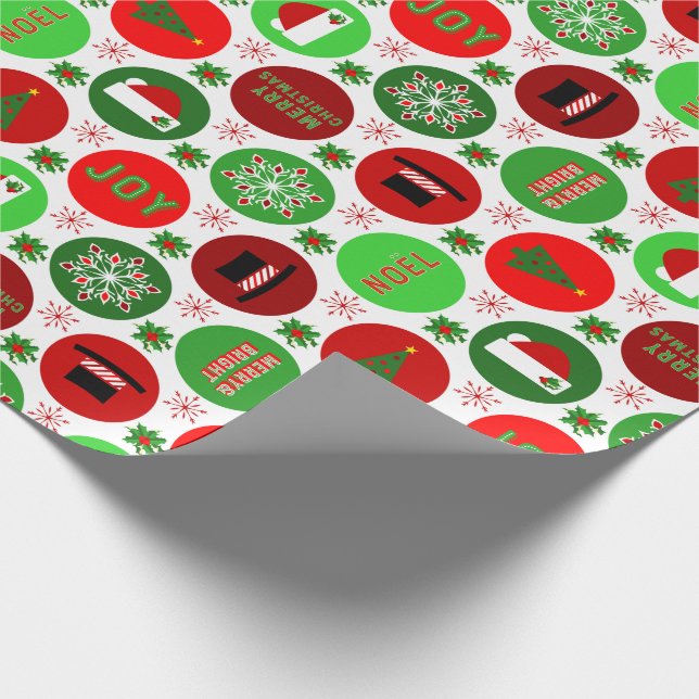 Merry Christmas Wrapping Paper (Corner)