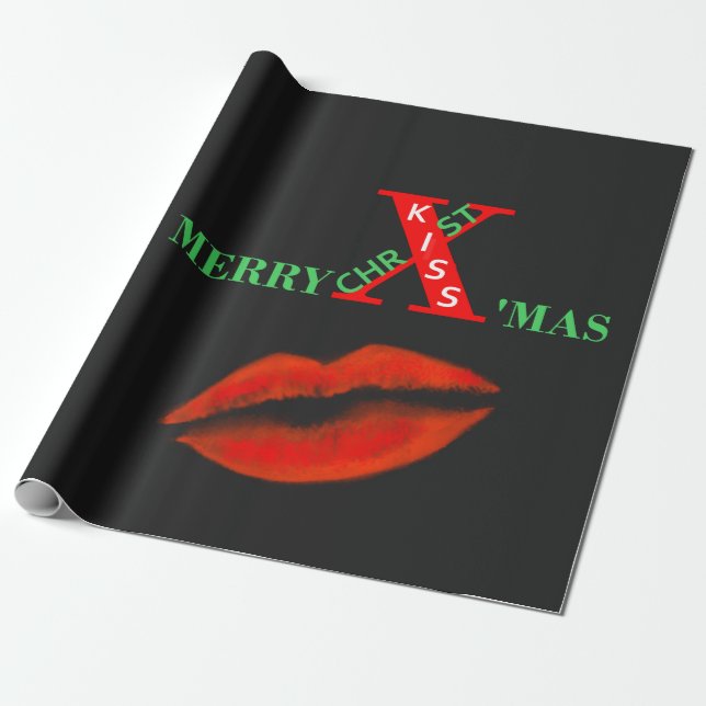 Merry Christmas Wrapping Paper (Unrolled)