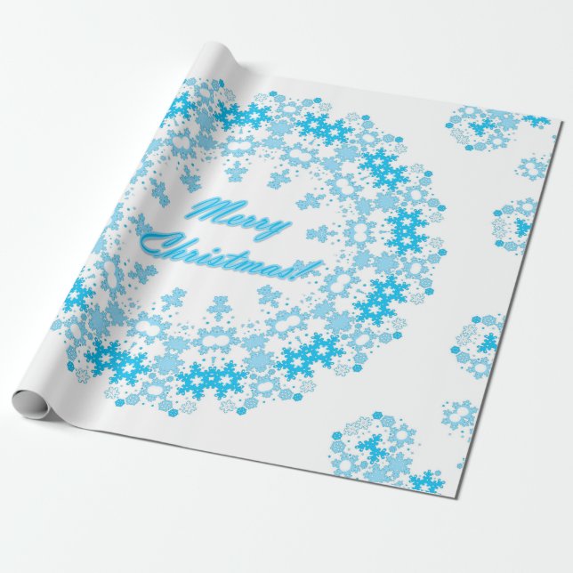 merry Christmas Wrapping Paper (Unrolled)