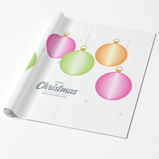 Merry Christmas  Wrapping Paper (Unrolled)