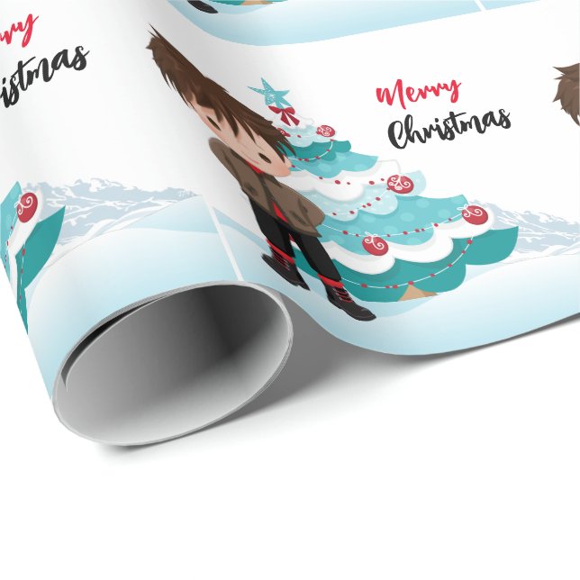 Merry Christmas   Wrapping Paper (Roll Corner)