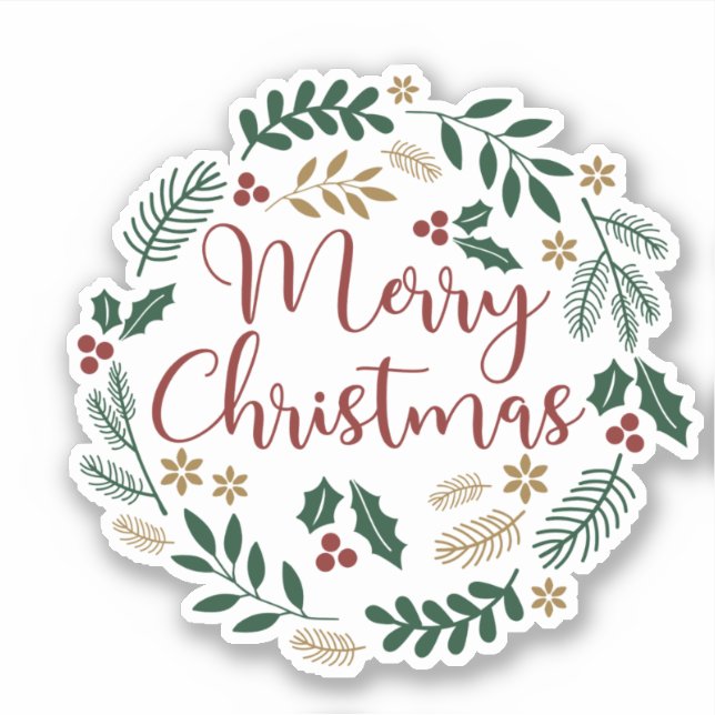 Merry Christmas Wreath (Front)