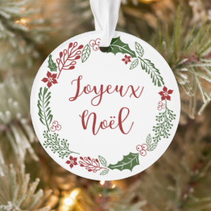Merry Christmas Wreath, Joyeux Noël