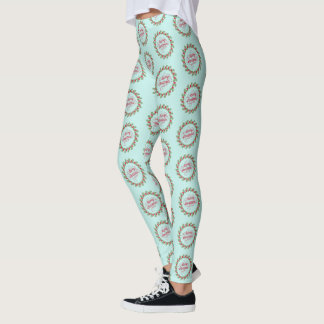Merry Christmas Wreath Leggings