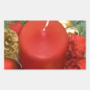 Merry Christmas Wreath Sticker