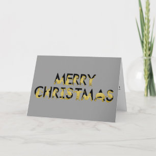 Merry christmas written in ponies! holiday card