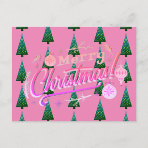 Merry Christmas - Xmas design customizable Holiday Postcard