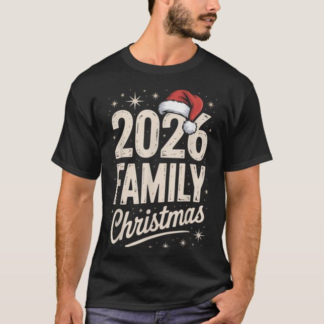 Merry Christmas Xmas Family Matching  T-Shirt (Front)