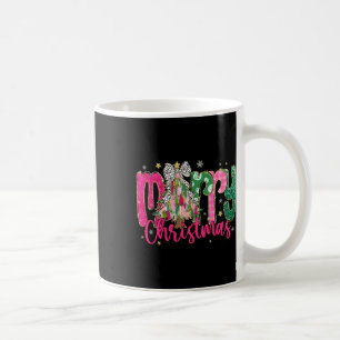 Merry Christmas Xmas Tree Coquette Bow Family Paja Coffee Mug
