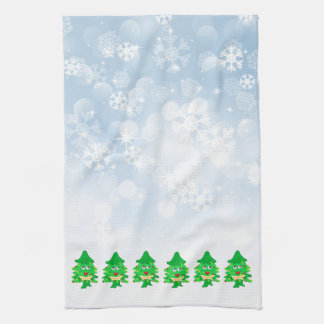 merry Christmas Xmas Tree Kitchen Towel